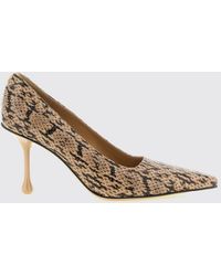 Jimmy Choo - Ixia 80 Python-Print Leather Pumps With A Teardrop Heel - Lyst