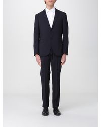 Emporio Armani - Single-Breasted Virgin Wool Suit - Lyst