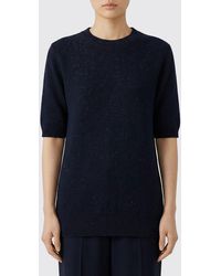 Fabiana Filippi - Cotton Crew Neck Sweater With Sequins - Lyst
