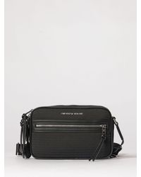 Emporio Armani - Nylon Shoulder Bag With Logo - Lyst