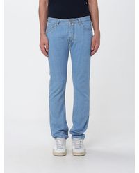 Jacob Cohen - Vaqueros Slim Fit De Denim - Lyst