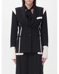 Patrizia Pepe - Bicolor Single Breasted Blazer - Lyst