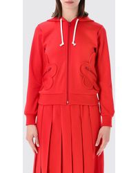 Comme des Garçons - Comme Des Gar&Ccedil	Ons Polyester Zip-Up Jumper With Side Pockets - Lyst