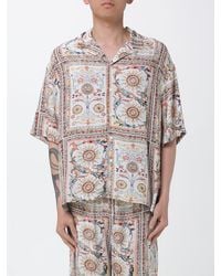 Just Cavalli - Printed Viscose Shirt - Lyst