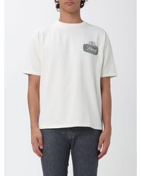 Rhude - Desert Crest Relaxed Fit Cotton T-Shirt With Printed Logo - Lyst