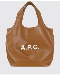 A.P.C. - Ninon Faux Leather Tote Bag - Lyst