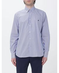 Brooksfield - Striped Poplin Shirt - Lyst