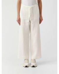 Max Mara - Linen Wide-Leg Trousers - Lyst