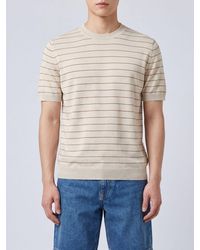 Lardini - Striped Silk Knit Top - Lyst