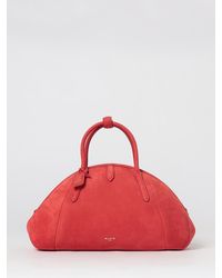 Alaïa - Purse Calfskin Leather Handbag With Double Handle And Snap Closure - Lyst