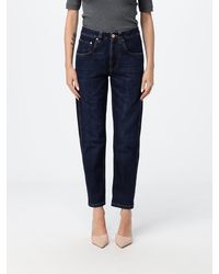Brunello Cucinelli - High-Waisted Straight-Leg Cropped Jeans - Lyst
