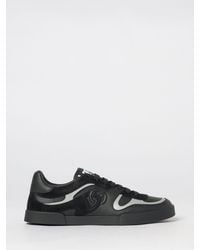 Dolce & Gabbana - Dolce &Amp Gabbana Portofino Bicolor Calf Leather Sneakers With Dg Monogram - Lyst