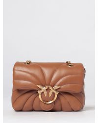 Pinko - Love Bag Puff Mini Butterfly Matelassé Nappa Bag - Lyst