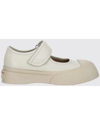 Marni - Pablo Leather Mary Jane Sneakers - Lyst