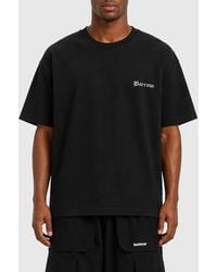Barrow - Printed Cotton T-Shirt - Lyst