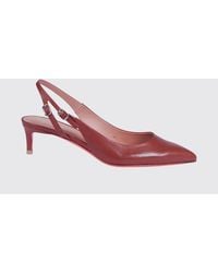 Santoni - Audrey Leather Slingback Pumps - Lyst