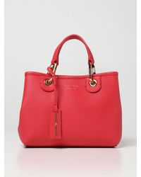 Borsa emporio armani in pelle sintetica con stampa cocco. donna giglio -  Stileo.it