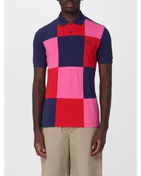 Comme des Garçons - Comme Des Gar&Ccedil	Ons Check Cotton Slim Fit Polo Shirt With Embroidered Logo - Lyst