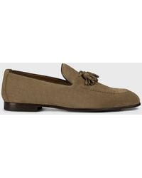 Doucal's - Suede Loafers With Tassels - Lyst