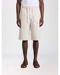 Lemaire - Knee-Length Cotton Cargo Shorts With Side Pockets And Drawstring - Lyst