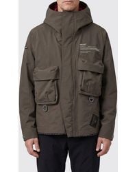 Undercover - Relaxed Fit Short Nylon Parka With Hood And Patch Pockets - Lyst