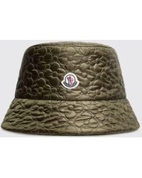 Moncler - Quilted Cotton Blend Bucket Hat - Lyst