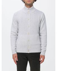 Zanone - Virgin Wool Turtleneck Cardigan With Buttons - Lyst