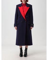 MSGM - Coat In Virgin Wool Blend - Lyst