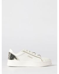 Pinko - Iris Leather Sneakers - Lyst