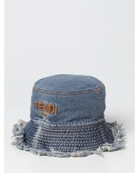 Fendi - Sombrero de pescador con logo bordado - Lyst