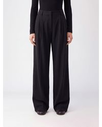 Isabel Marant - High-Waisted Pleated Pure Wool Palazzo Trousers - Lyst