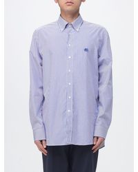 Etro - Striped Cotton Shirt Fendi - Lyst