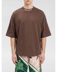 Palm Angels - Cotton T-Shirt With Logo - Lyst