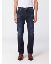 Jacob Cohen - Mid-Rise Skinny Fit Stretch Cotton Denim Jeans - Lyst