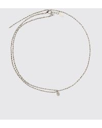 Brunello Cucinelli - Faceted Metal Necklace - Lyst