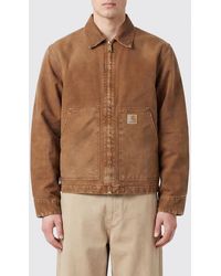 Carhartt - Og Arcan Cotton Shirt Jacket With Zip And Patch Pockets - Lyst
