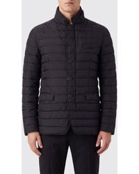 Herno - Gesteppte Daunenjacke Aus Nylon Mit Stehkragen Und Knopfverschluss - Lyst