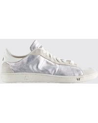 Patrizia Pepe - Skin '93 Laminated Leather Used Effect Sneakers - Lyst