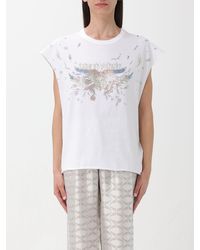 Zadig & Voltaire - T-shirt in cotone con stampa - Lyst