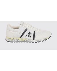 Premiata - Lucy Cotton Twill And Nylon Sneakers - Lyst