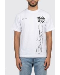 Gcds - Printed Cotton T-Shirt - Lyst