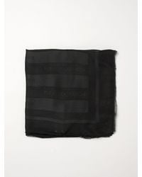 Elisabetta Franchi - Viscose Blend Scarf With Jacquard Logo - Lyst