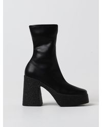 Stella McCartney - Flat Ankle Boots - Lyst