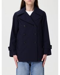 Save The Duck - Sofi Double-Breasted Trench Coat - Lyst