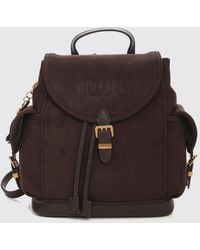 Liu Jo - Faux Leather Backpack With Flap Closure And Logo Charm - Lyst