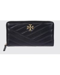 Tory Burch - Kira Geldbörse Aus Gestepptem Nappaleder - Lyst