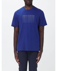 ARMANI EXCHANGE - Crew Neck T-Shirt With Lettering Logo - Lyst
