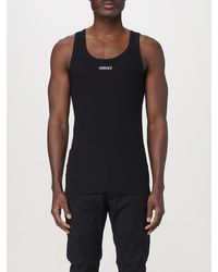 Versace - Haut côtelé avec broderie - Lyst