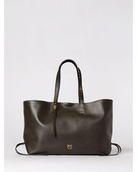 Pinko - Leather Shopping Bag - Lyst