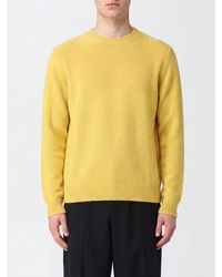 Jil Sander - Wool And Cashmere Crew-Neck Jumper With Ribbed Trims - Lyst